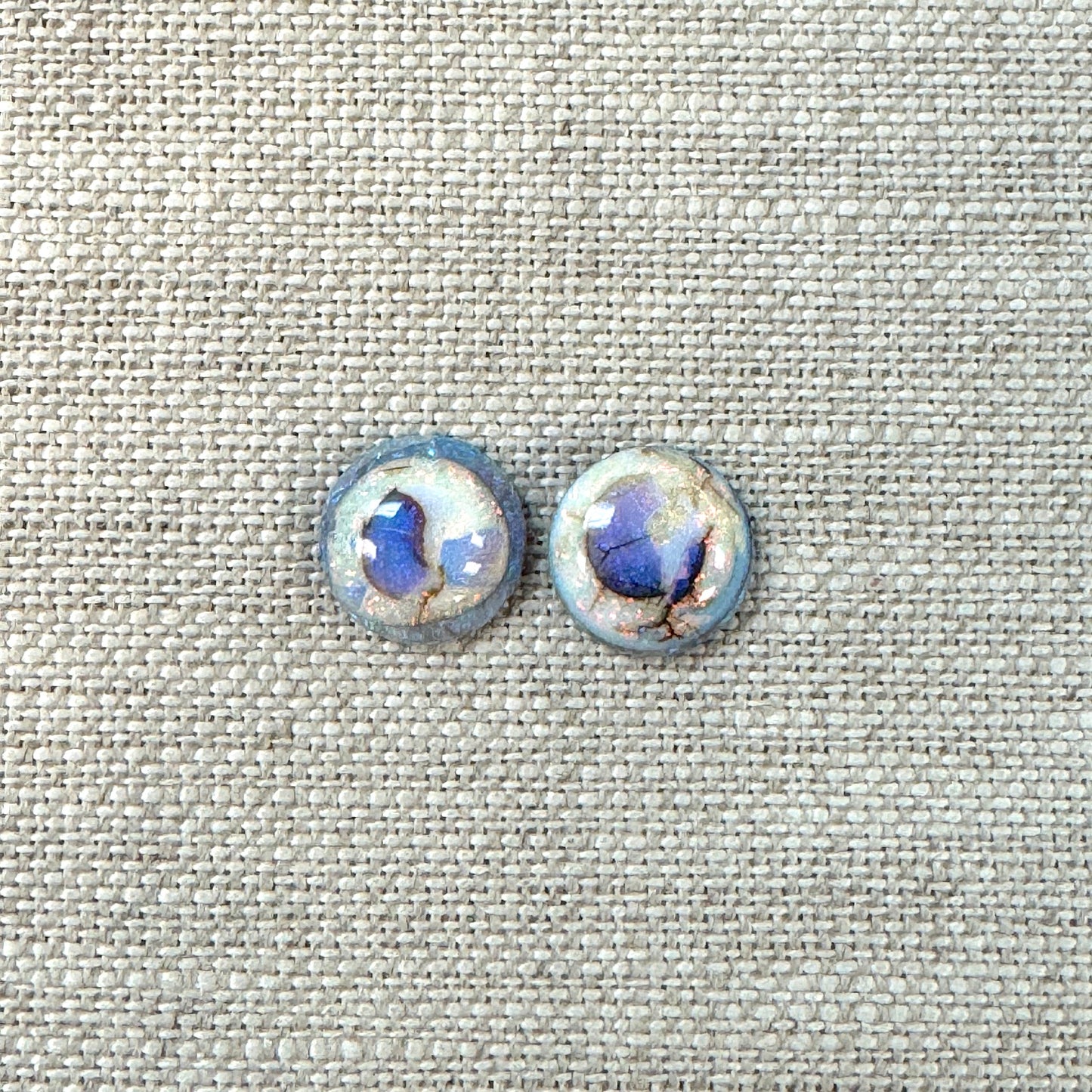 Sterling Opal 10mm Round Cabochon Set