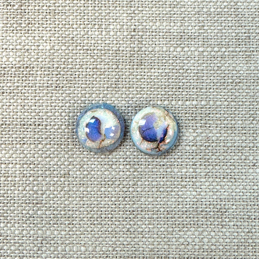 Sterling Opal 10mm Round Cabochon Set