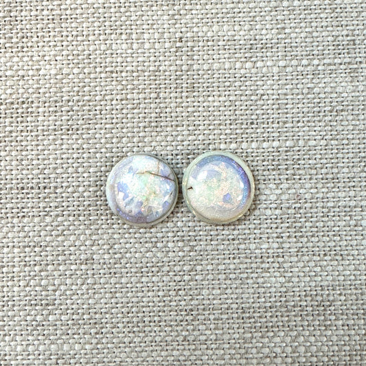 Sterling Opal 10mm Round Cabochon Set