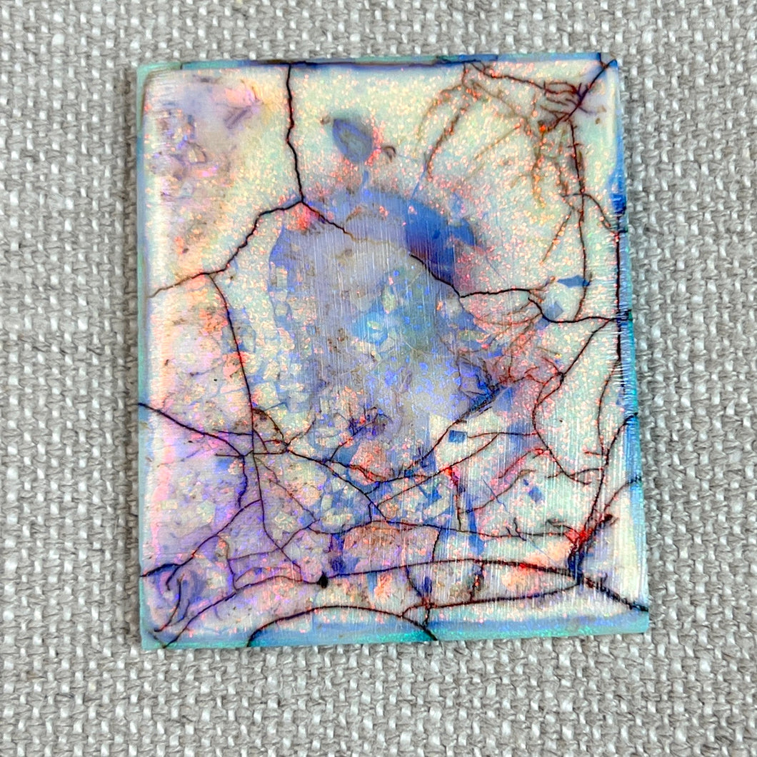 Sterling Opal Unbacked Rough Slab - 12.8 grams