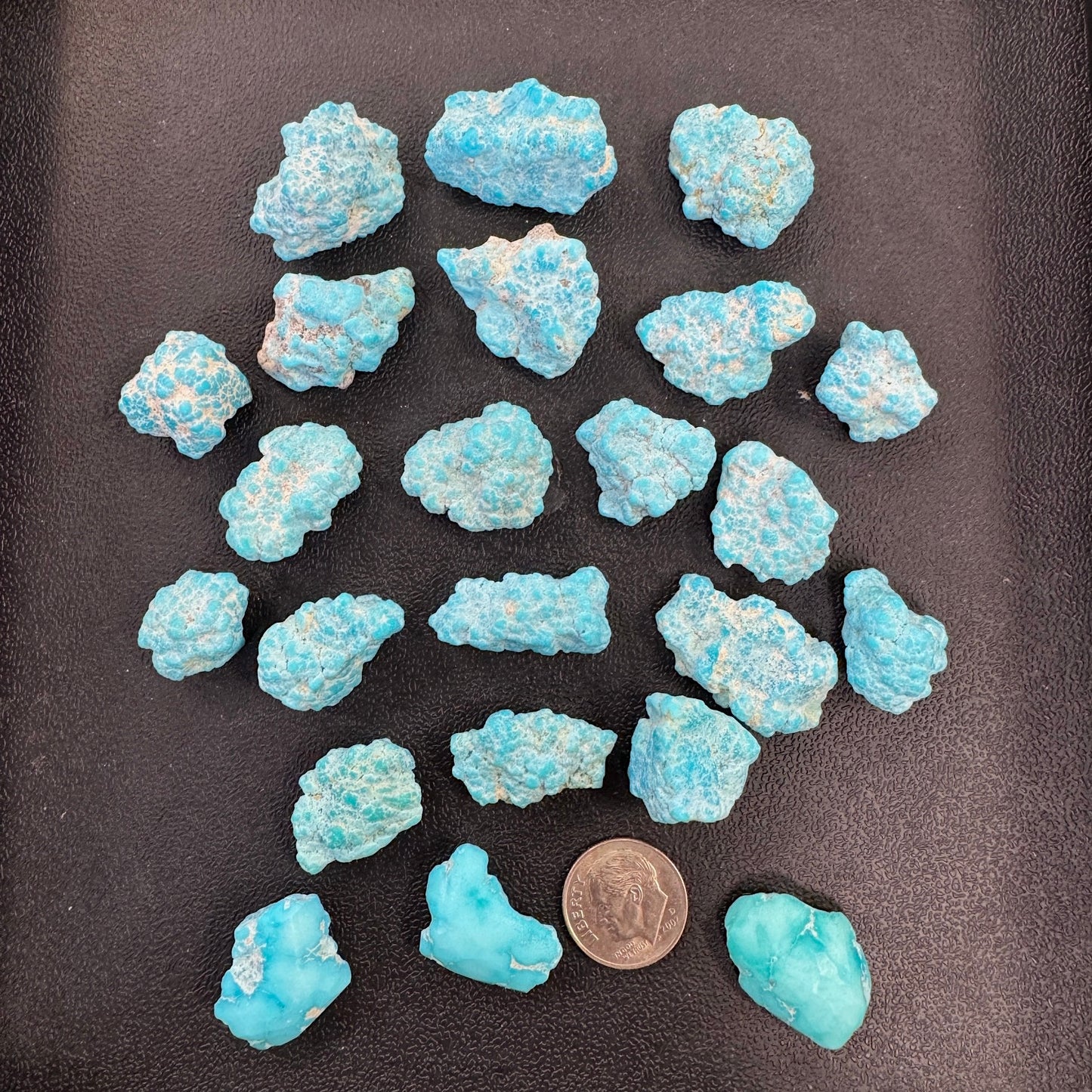 Blue Ridge Rough Turquoise -- 100 grams