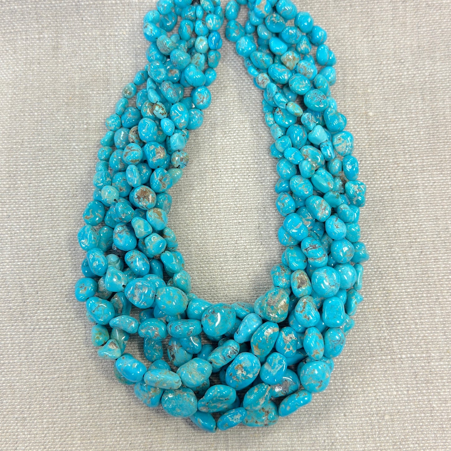 Nevada Tonopah 5-11mm Graduated Freeform Nugget Strands  --16"
