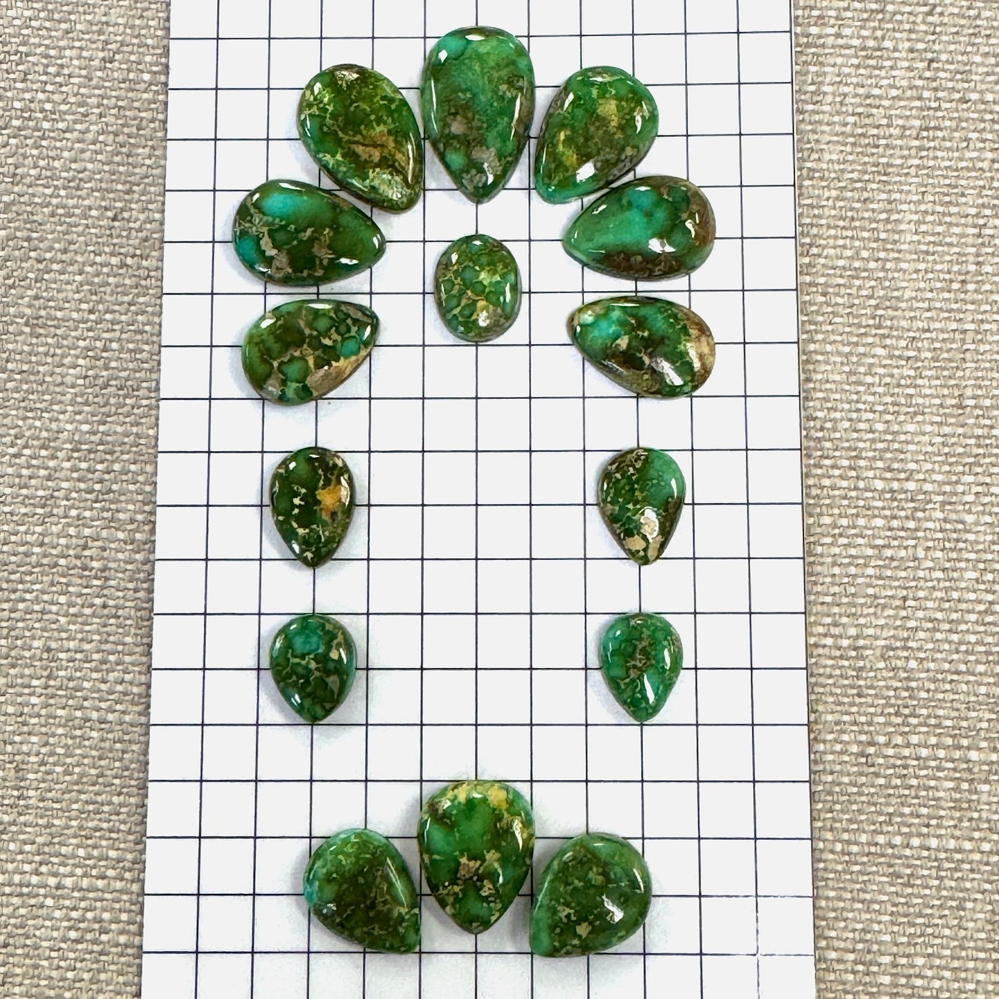 Sonoran Gold Cabochon Buckle Set