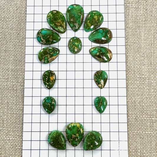 Sonoran Gold Cabochon Buckle Set