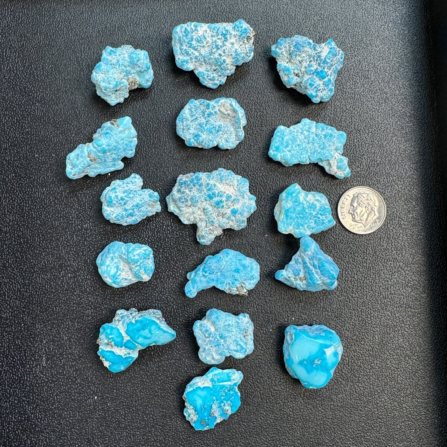 Bluebird Turquoise  Rough -- 100 grams