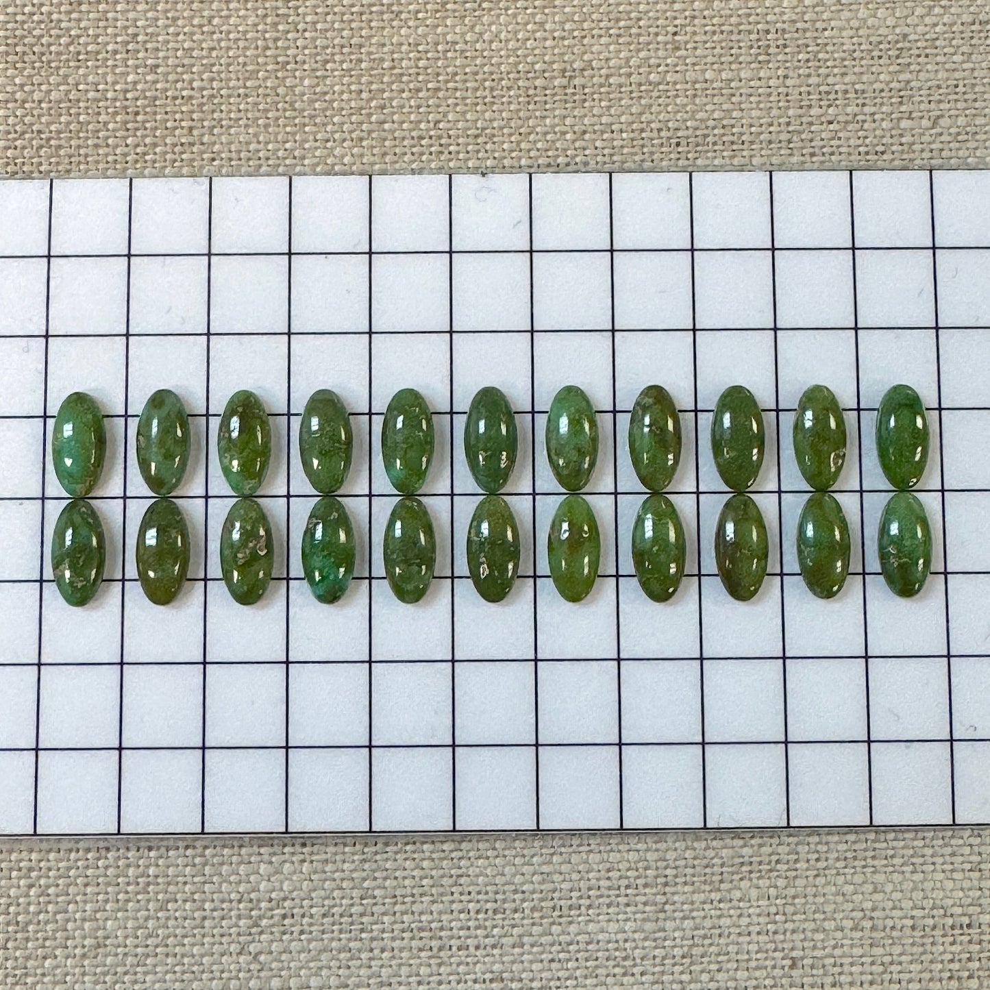 Sonoran Gold 4x8mm Long Oval Calibrated 22 pc Cabochon Set