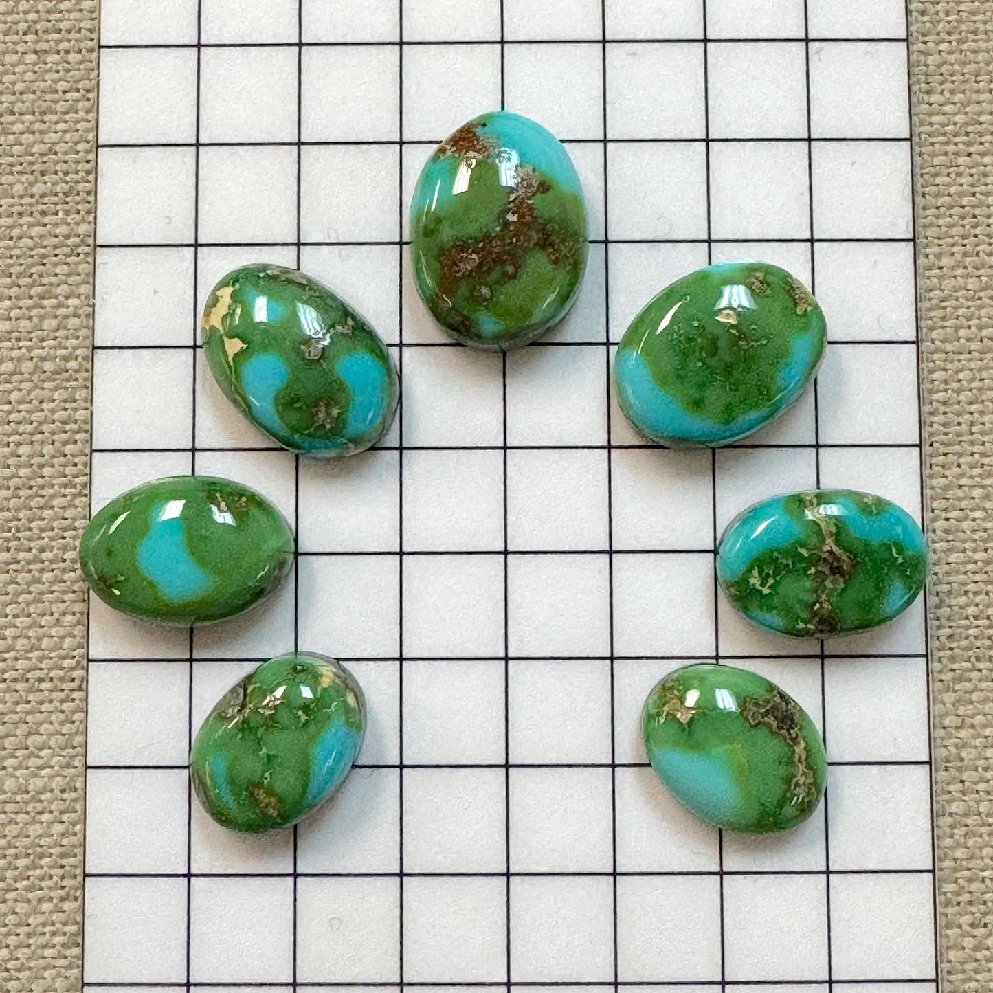 Sonoran Mountain Turquoise Cabochon Set