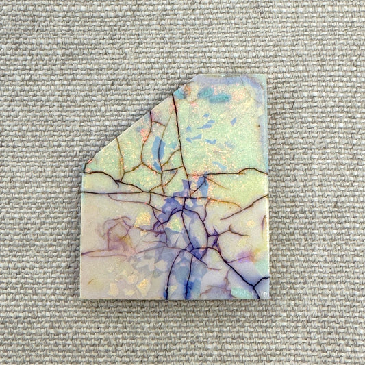 Sterling Opal Unbacked Rough Slab - 11.4 gr