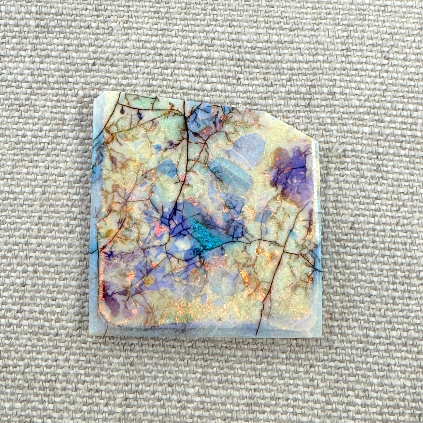 Sterling Opal Unbacked Rough Slab - 10.7 gr