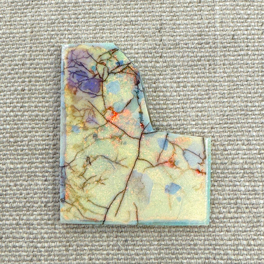 Sterling Opal Unbacked Rough Slab - 8.2 gr