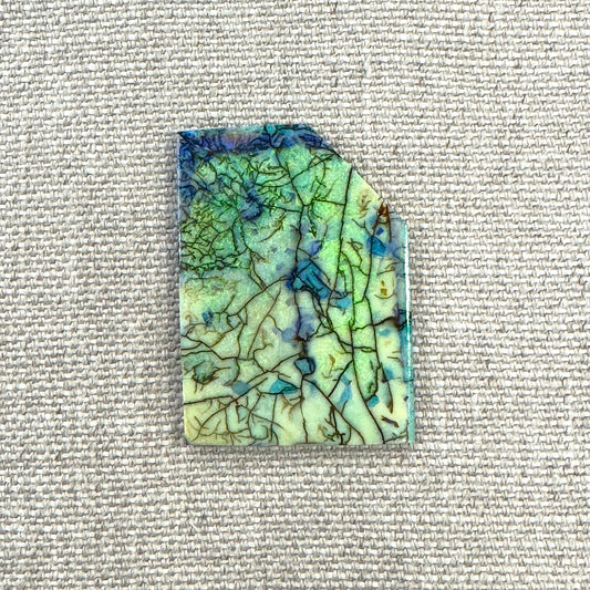 Sterling Opal Unbacked Rough Slab - 7.8 gr