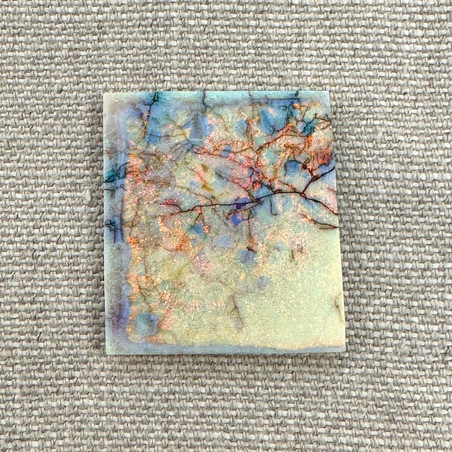Sterling Opal Unbacked Rough Slab - 8.7 gr