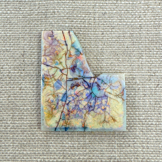 Sterling Opal Unbacked Rough Slab - 9.8 gr