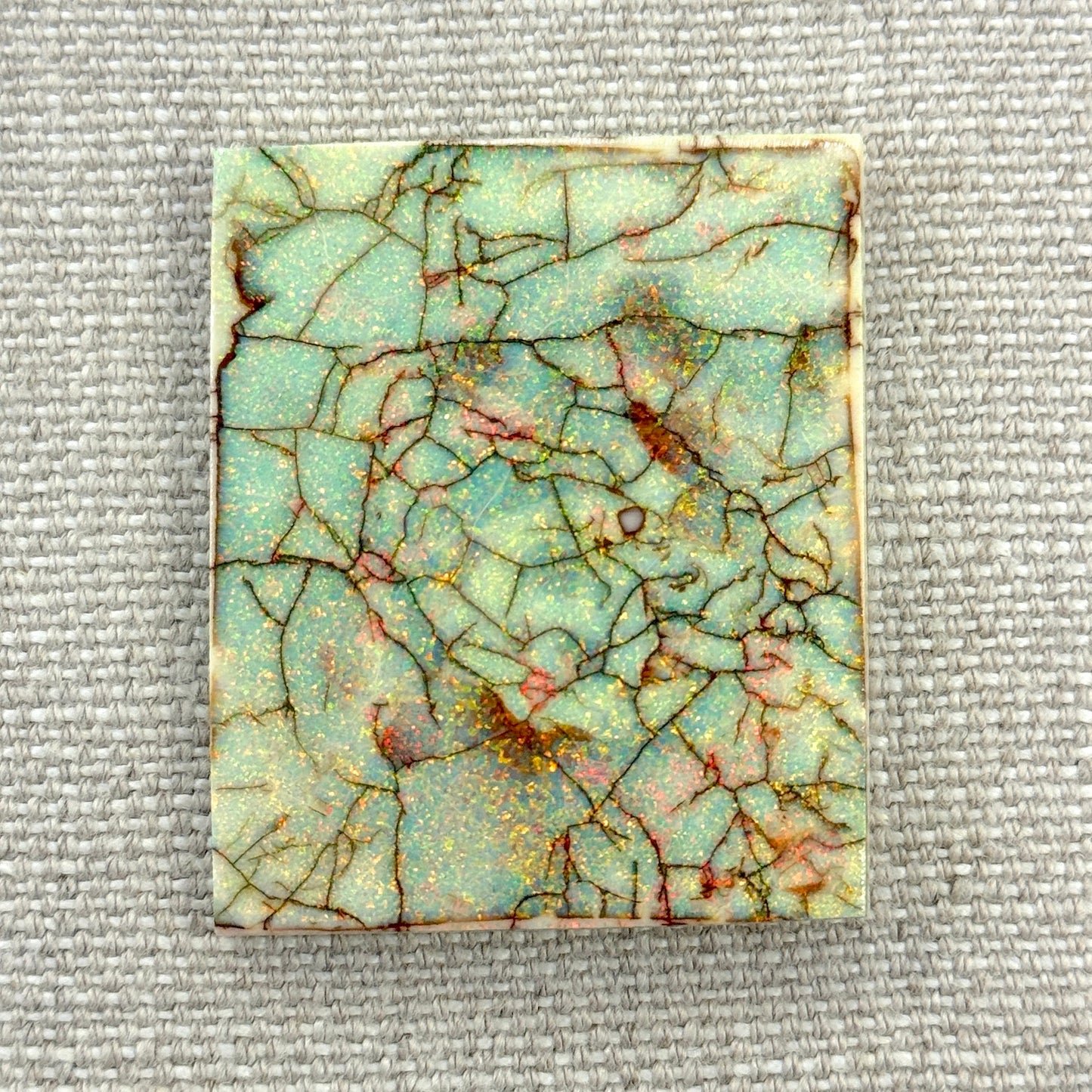 Sterling Opal Unbacked Rough Slab - 13.3 gr