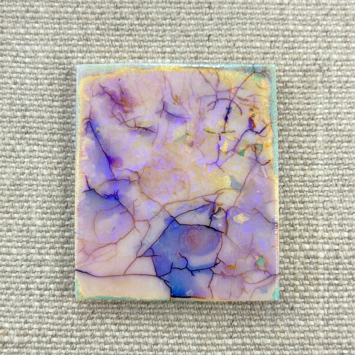 Sterling Opal Unbacked Rough Slab - 14.4 gr