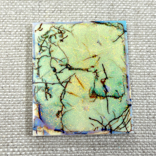 Sterling Opal Unbacked Rough Slab -14.5grams