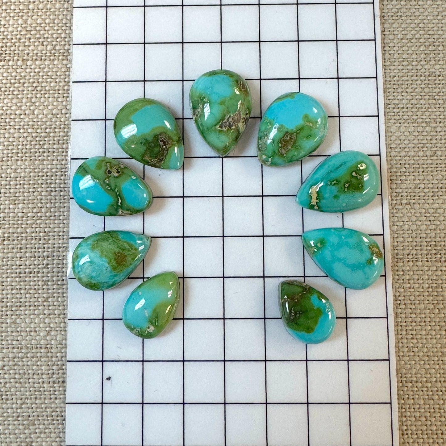 Sonoran Mountain Turquoise Cabochon Set