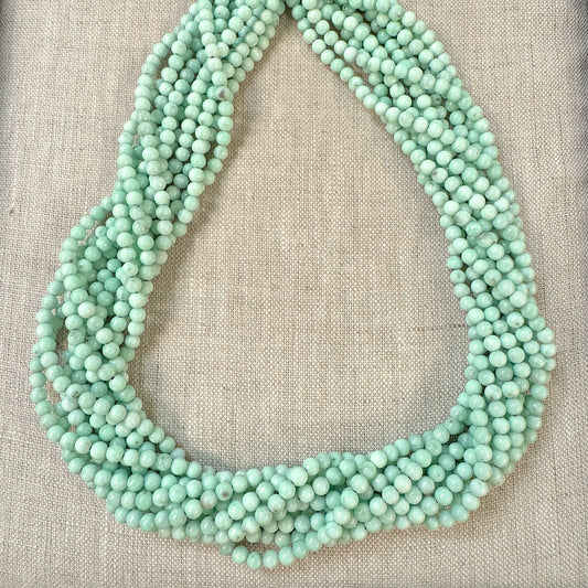 Paloma 4.3 mm Calibrated Round Beads -- 18"