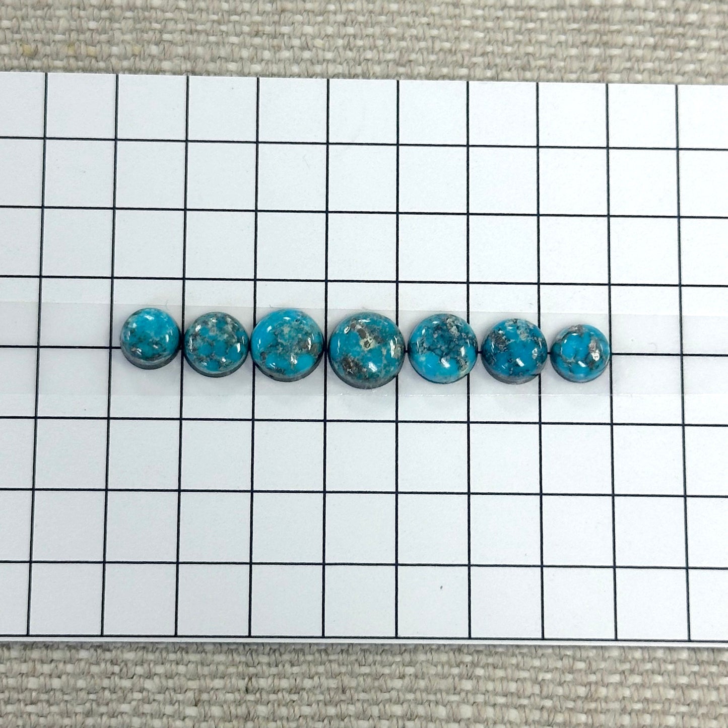 Kingman Ithaca Turquoise Cabochon Set