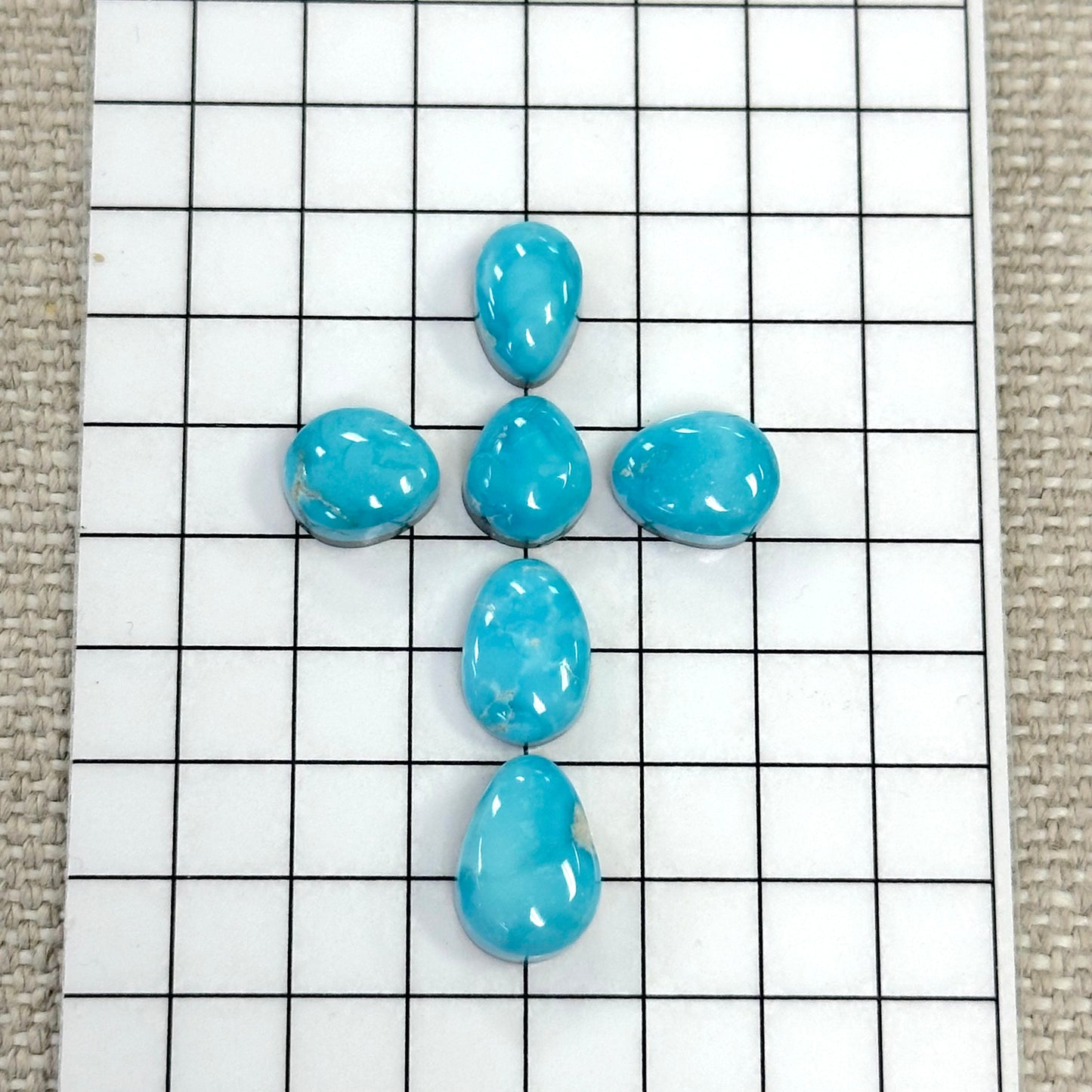 Bluebird Turquoise Cabochon Set