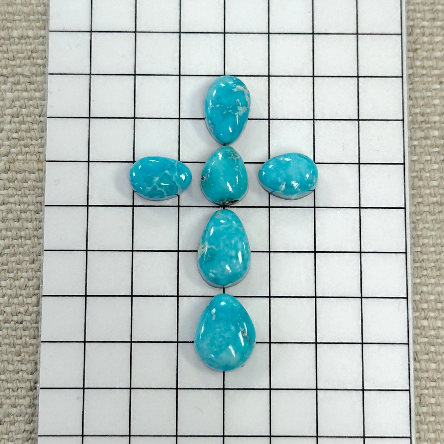 Bluebird Turquoise Cabochon Set