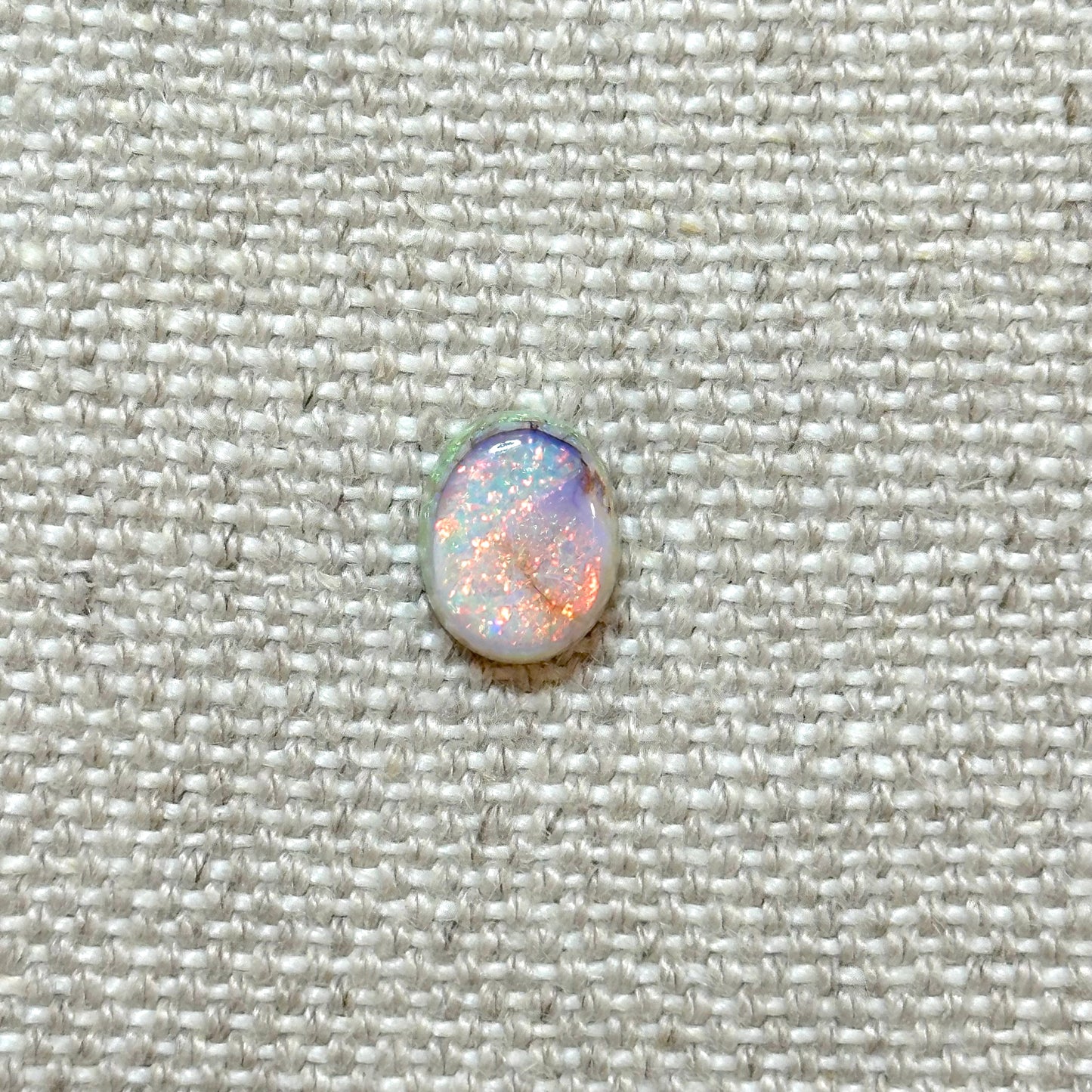 Sterling Opal 8x10mm Oval Cabochon