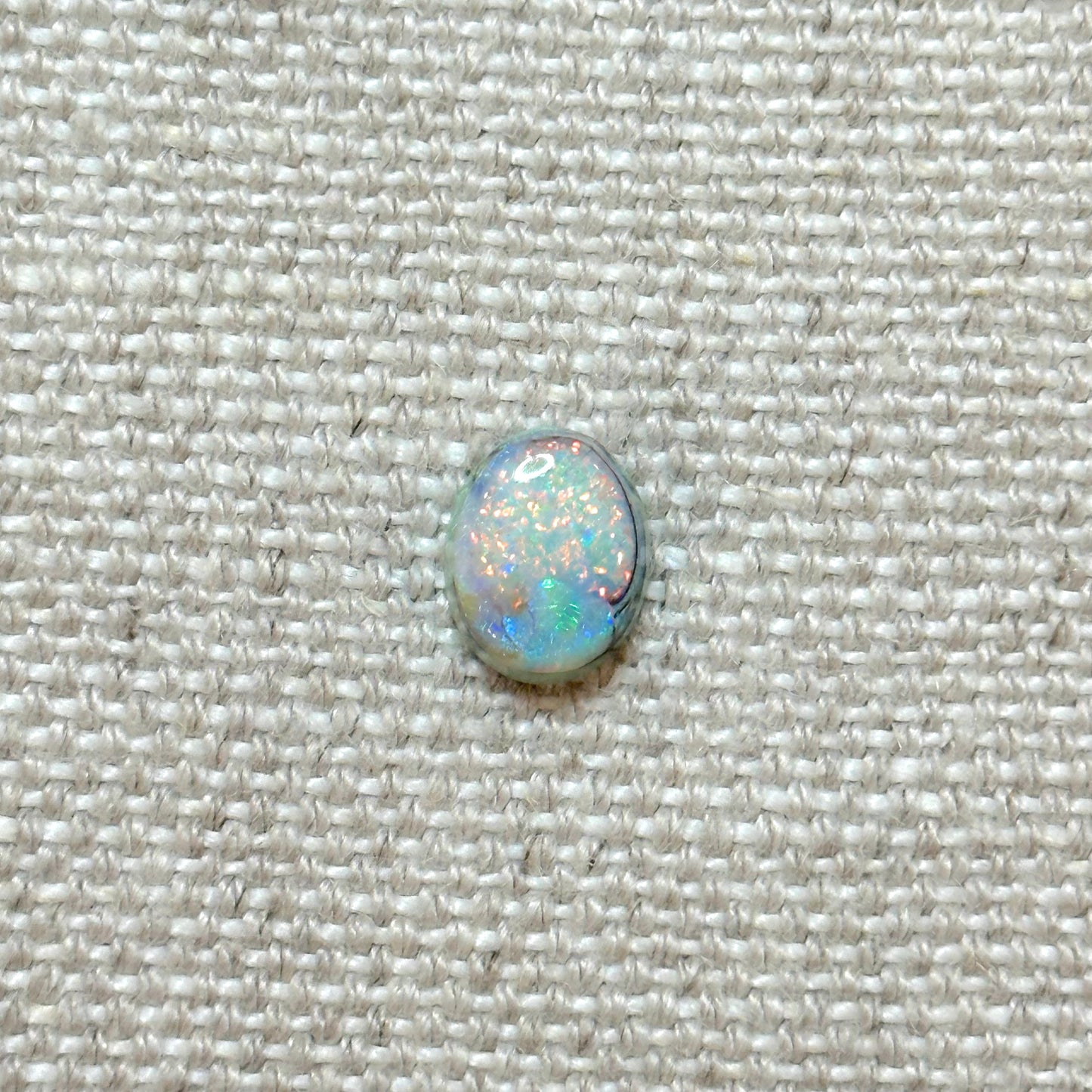 Sterling Opal 8x10mm Oval Cabochon