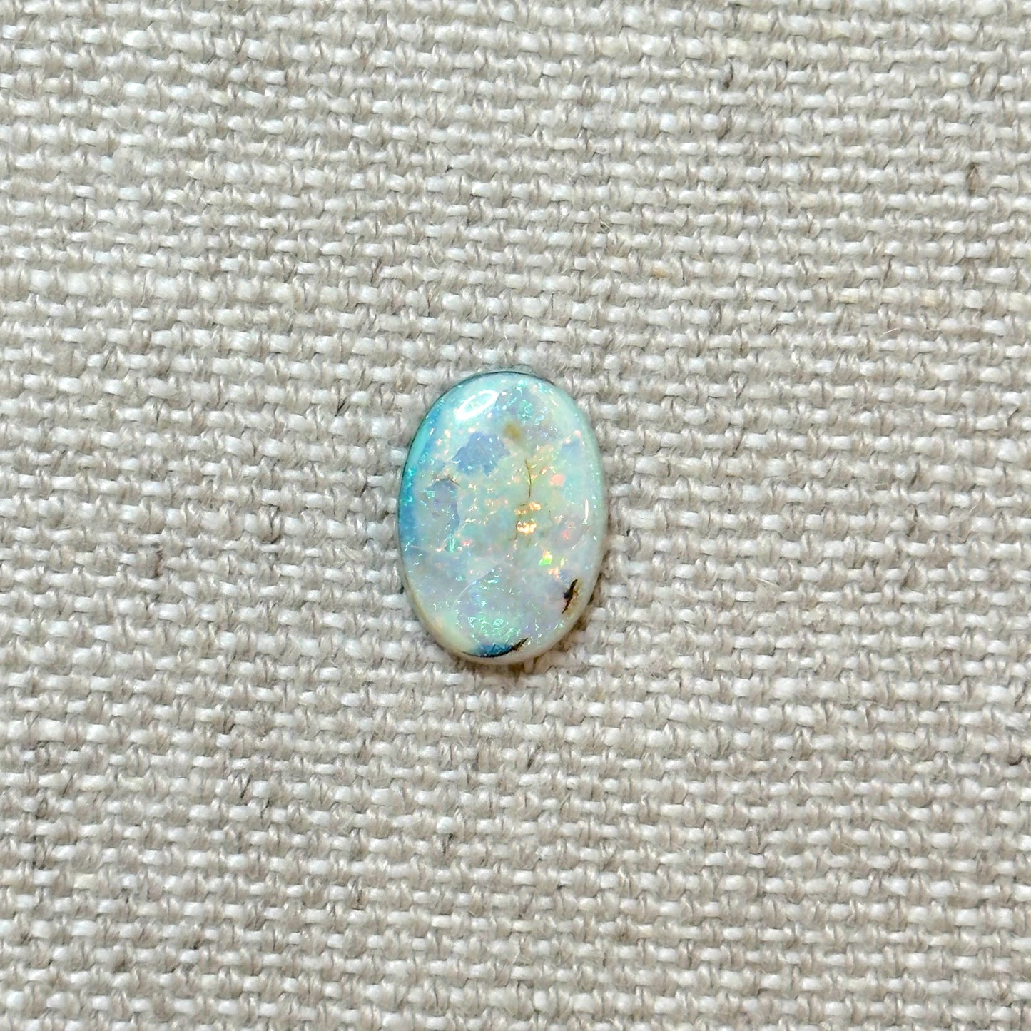 Sterling Opal Oval 10x14mm Cabochon