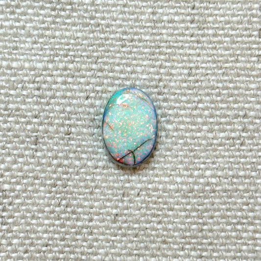 Sterling Opal Oval 10x14mm Cabochon