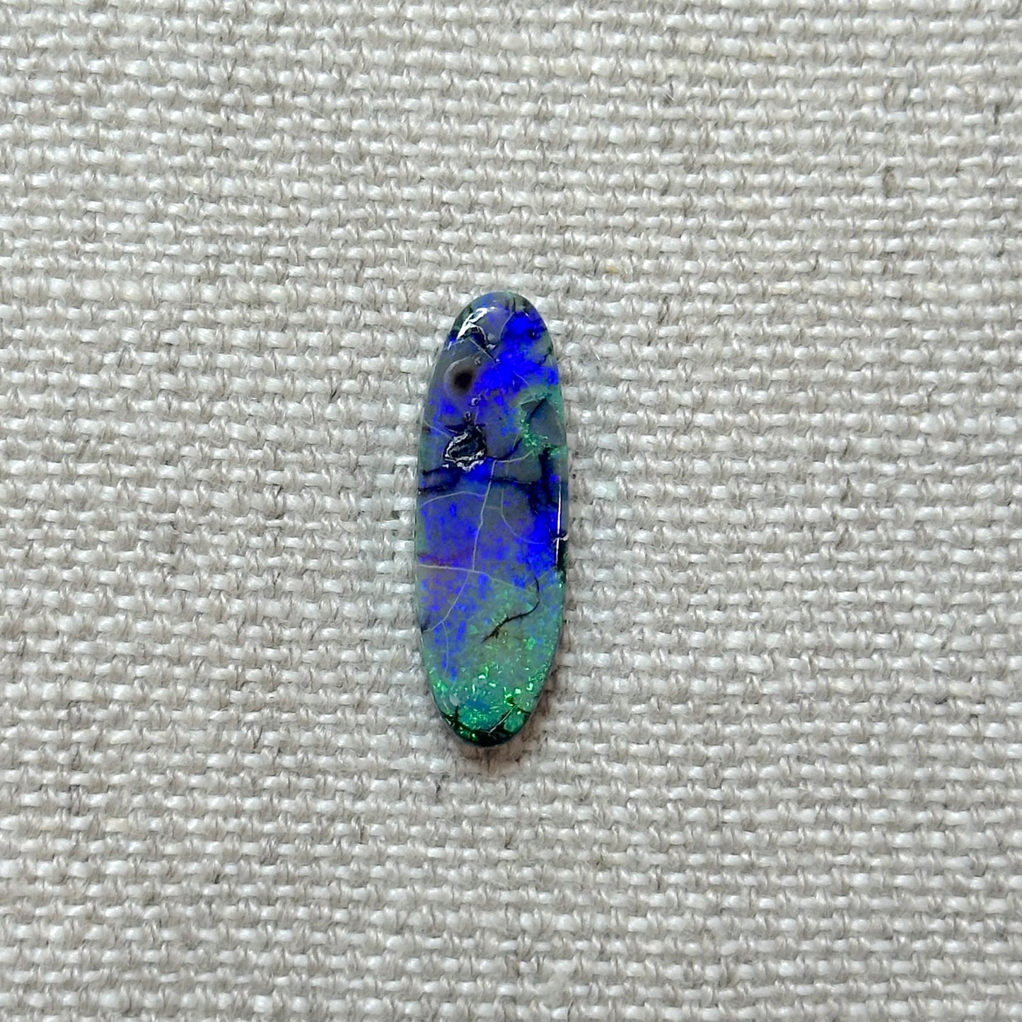 Sterling Opal 8x24mm Oval Cabochon