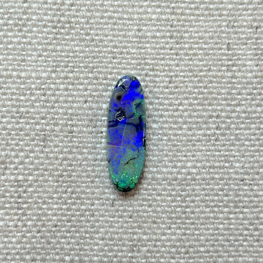 Sterling Opal 8x24mm Oval Cabochon