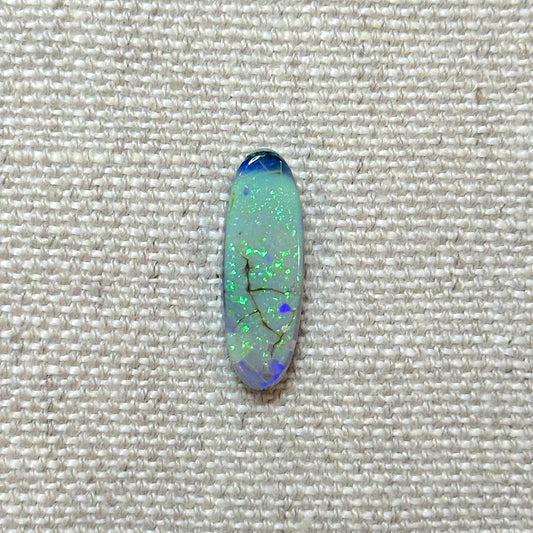 Sterling Opal 8x24mm Oval Cabochon