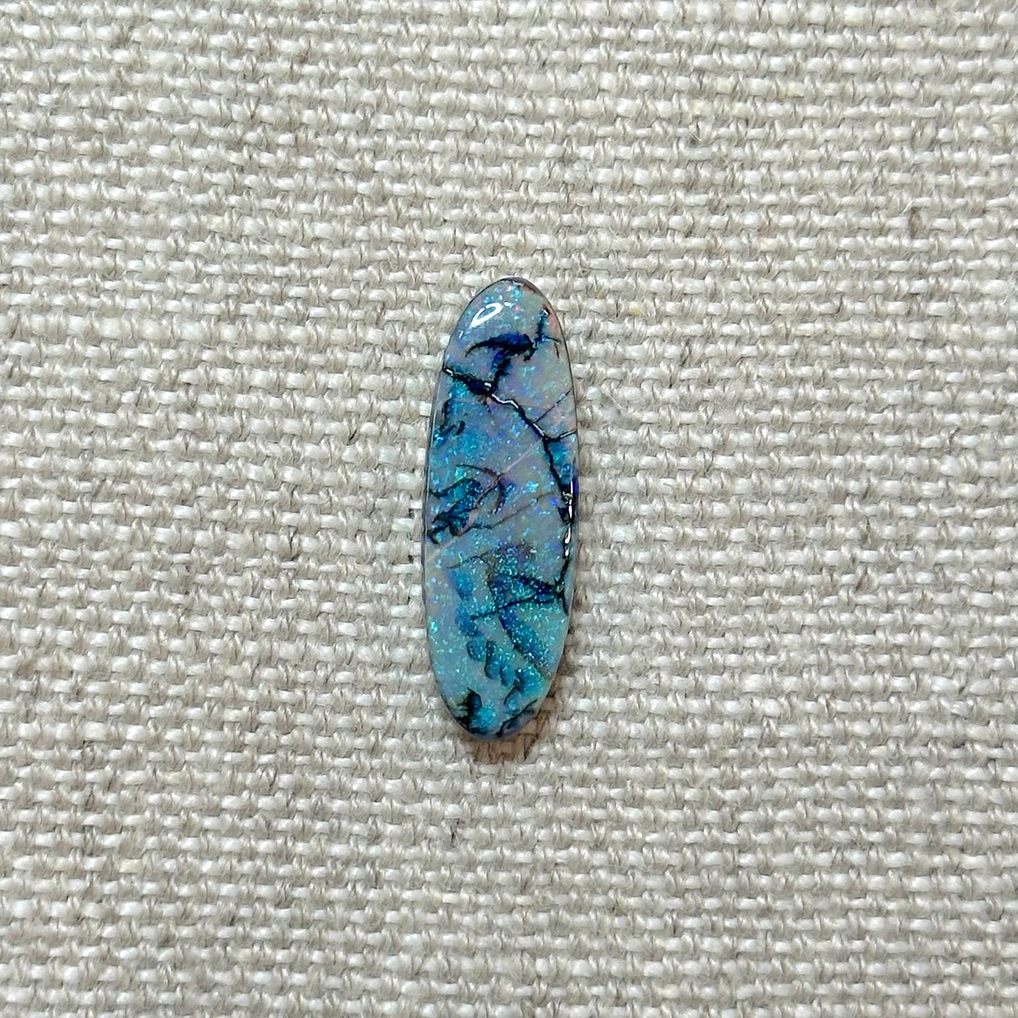 Sterling Opal 8x24mm Oval Cabochon