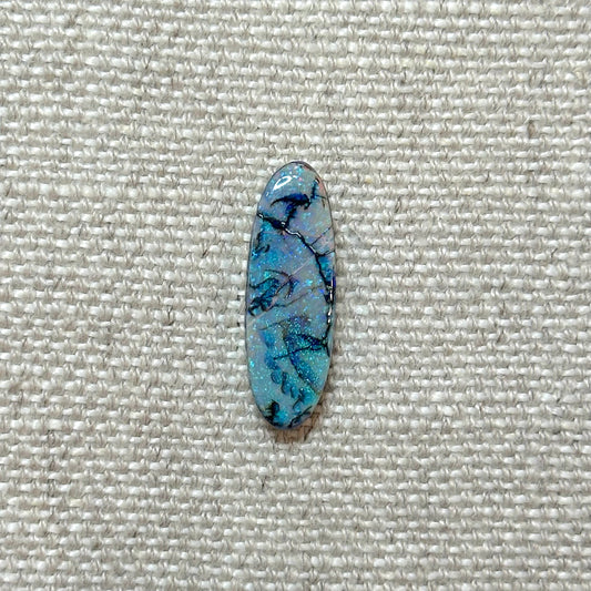 Sterling Opal 8x24mm Oval Cabochon