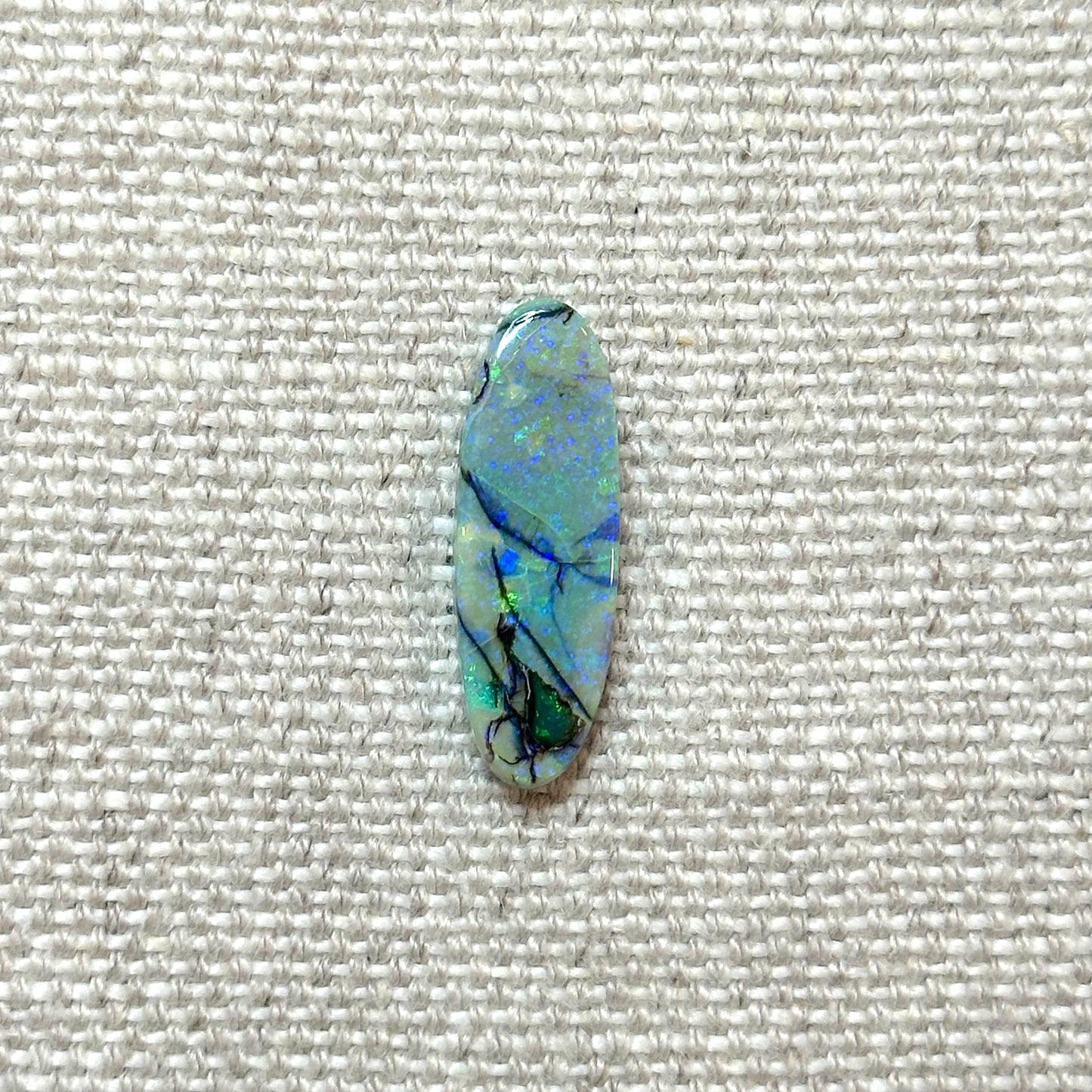 Sterling Opal 8x24mm Oval Cabochon