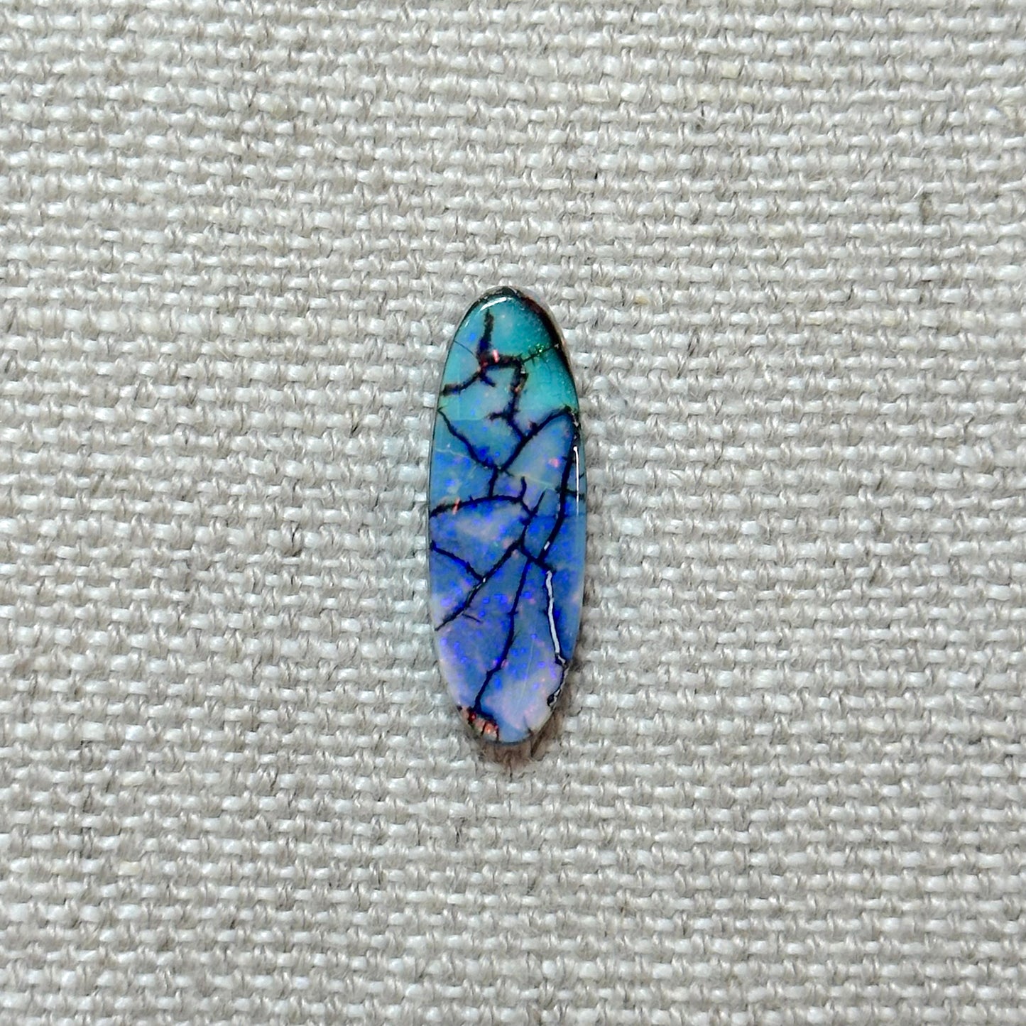 Sterling Opal 8x24mm Oval Cabochon