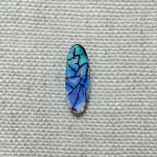 Sterling Opal 8x24mm Oval Cabochon
