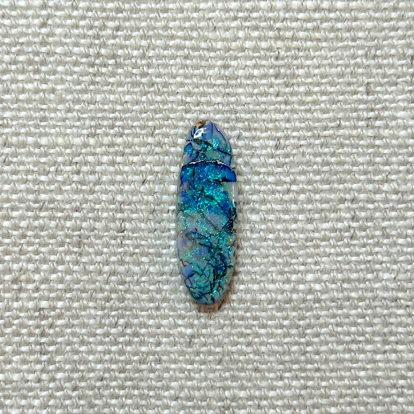 Sterling Opal 8x24mm Oval Cabochon
