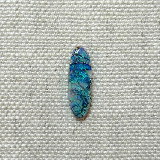 Sterling Opal 8x24mm Oval Cabochon