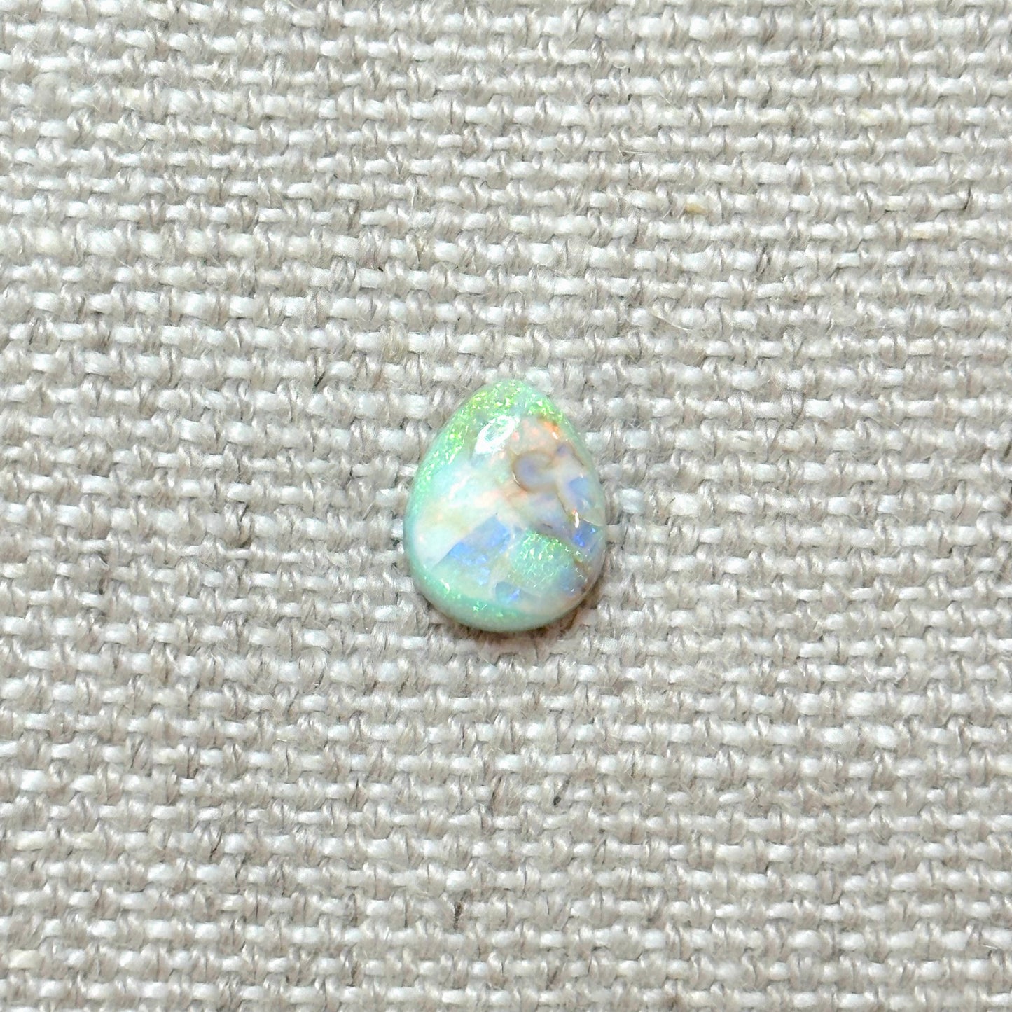 Sterling Opal 8x10mm Pear Cabochon