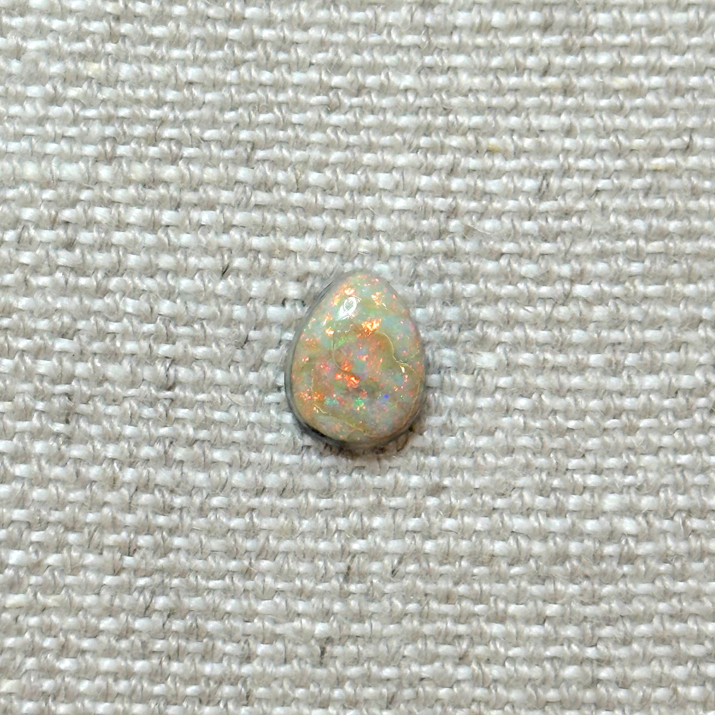 Sterling Opal 8x10mm Pear Cabochon