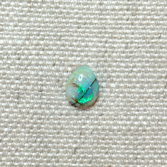 Sterling Opal 8x10mm Pear Cabochon