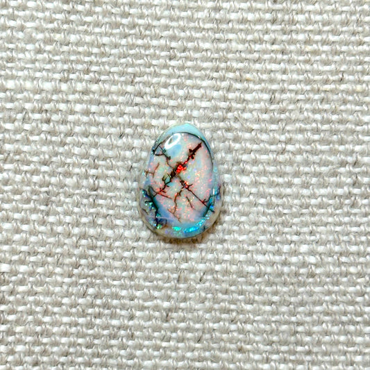 Sterling Opal 10x14mm Pear
