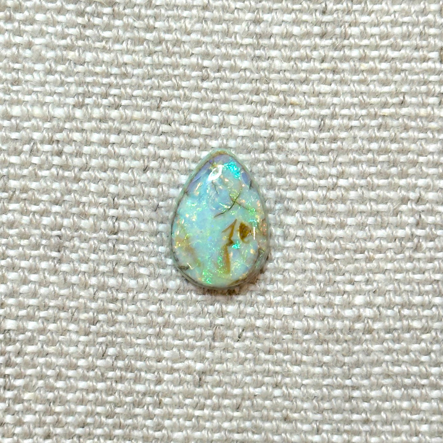 Sterling Opal 10x14mm Pear