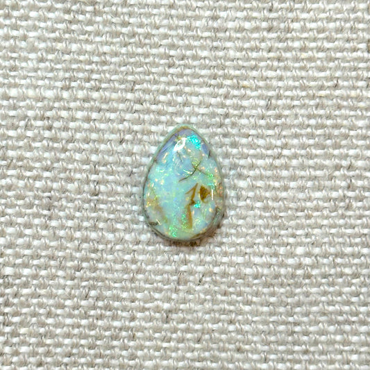 Sterling Opal 10x14mm Pear