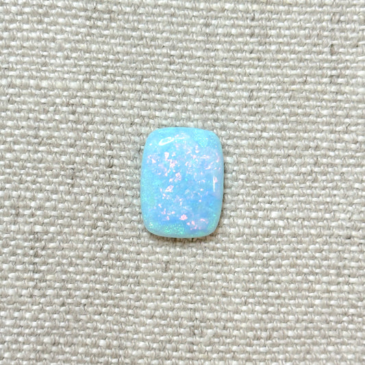 Sterling Opal Rectangle 12x16mm Cabochon
