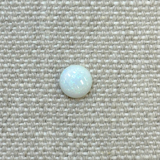 Sterling Opal 8mm Round Cabochon