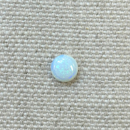 Sterling Opal 8mm Round Cabochon