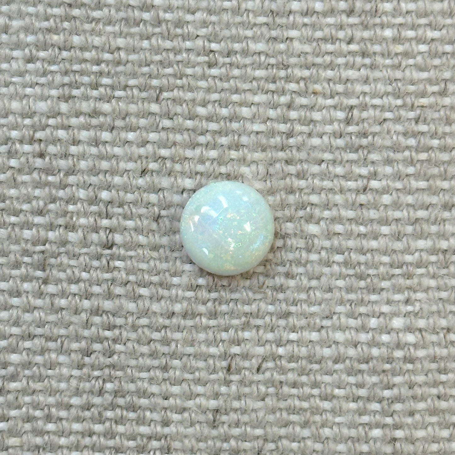 Sterling Opal 8mm Round Cabochon