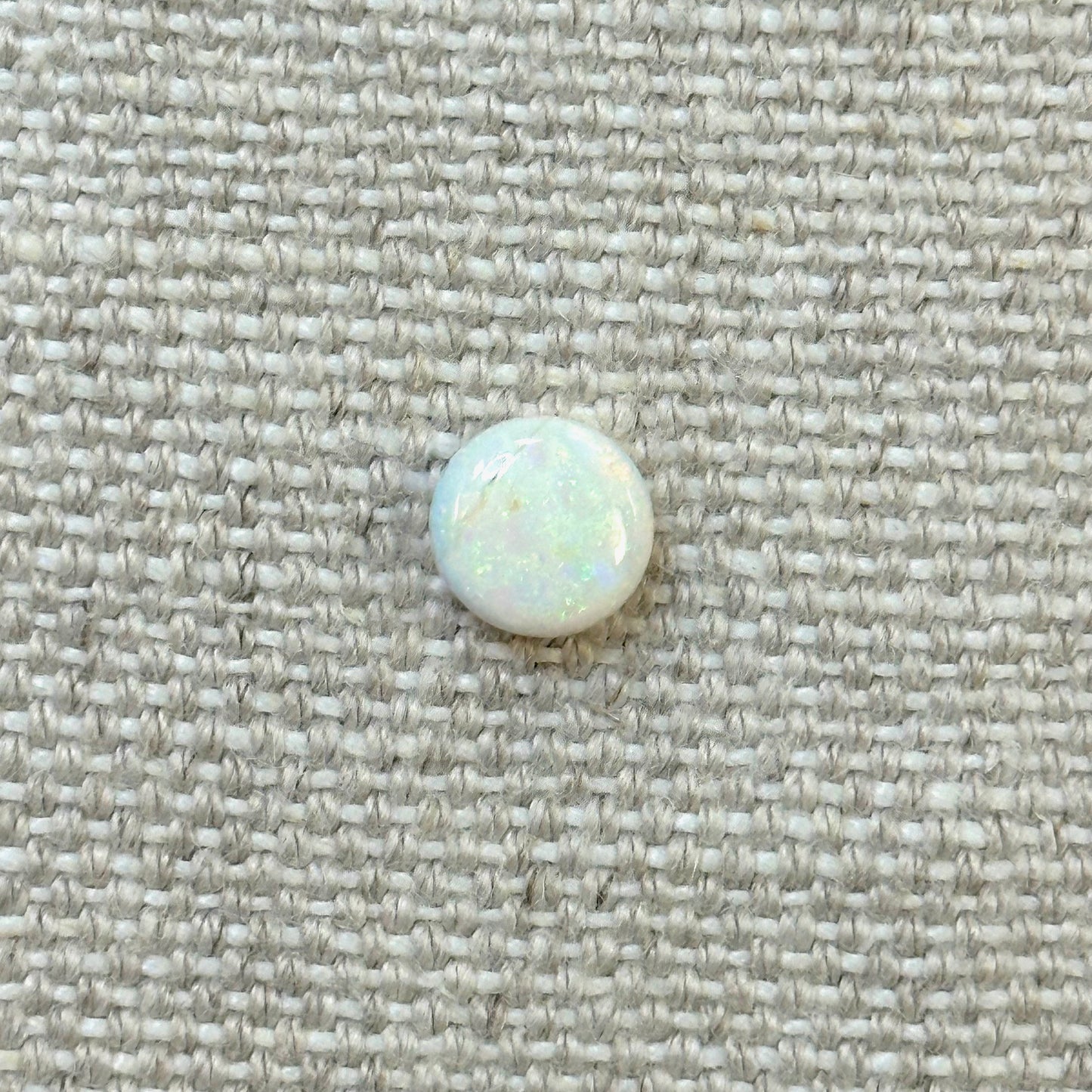 Sterling Opal 8mm Round Cabochon